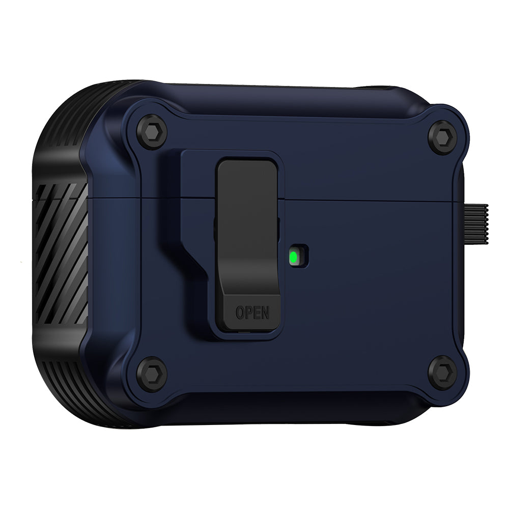 Compatible with Apple AirPods Pro Case TPU PC Protector Bluetooth Earbuds Cover with Auto Lock Compatible with Apple AirPods Pro Case TPU PC Protector Bluetooth Earbuds Cover with Auto Lock